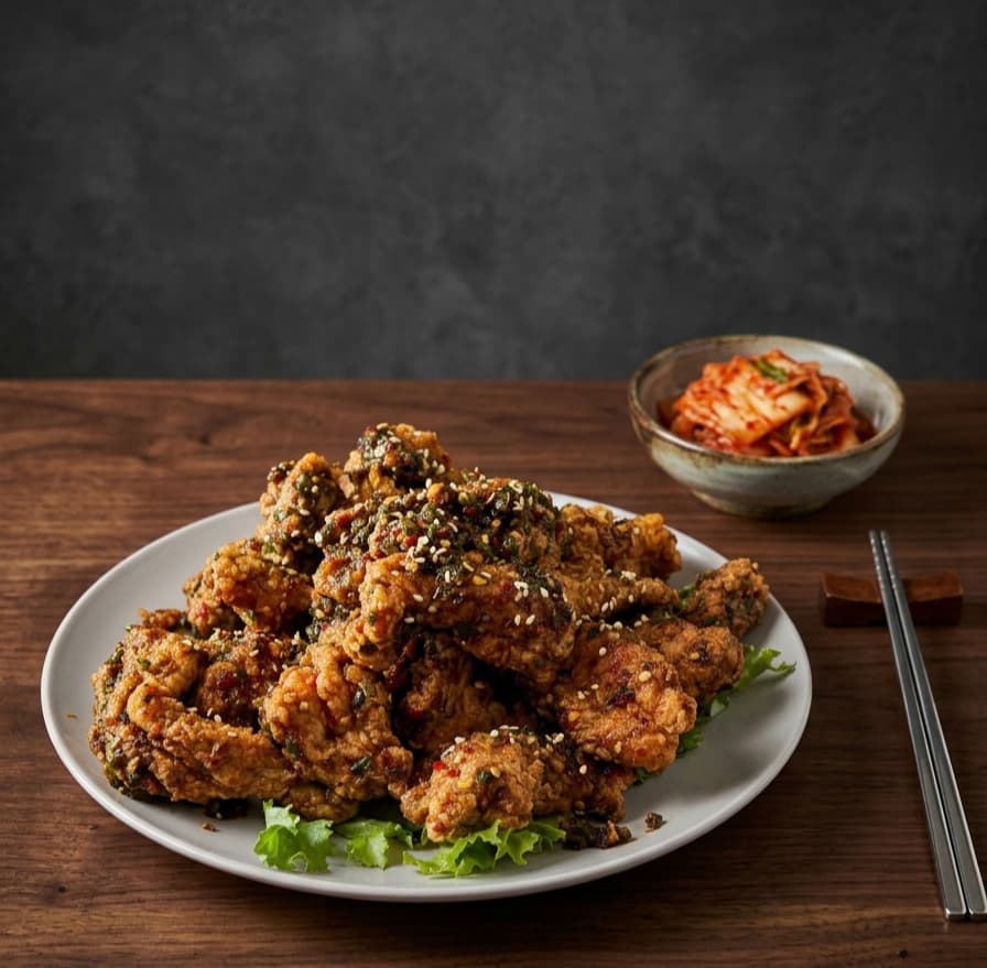 Pollo frito picante
