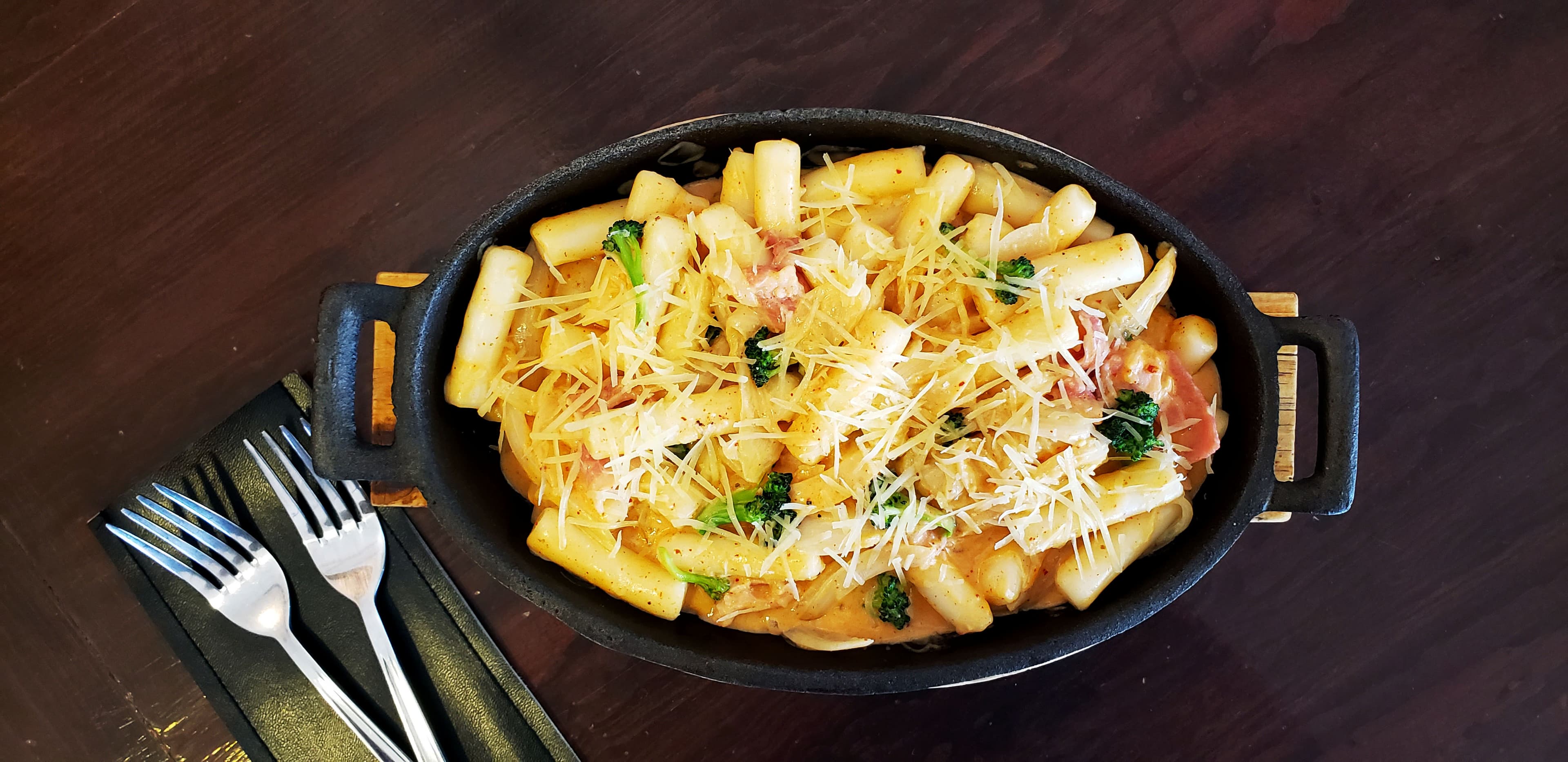 Cream tteokbokki